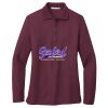 Ladies Silk Touch™ Long Sleeve Polo Thumbnail